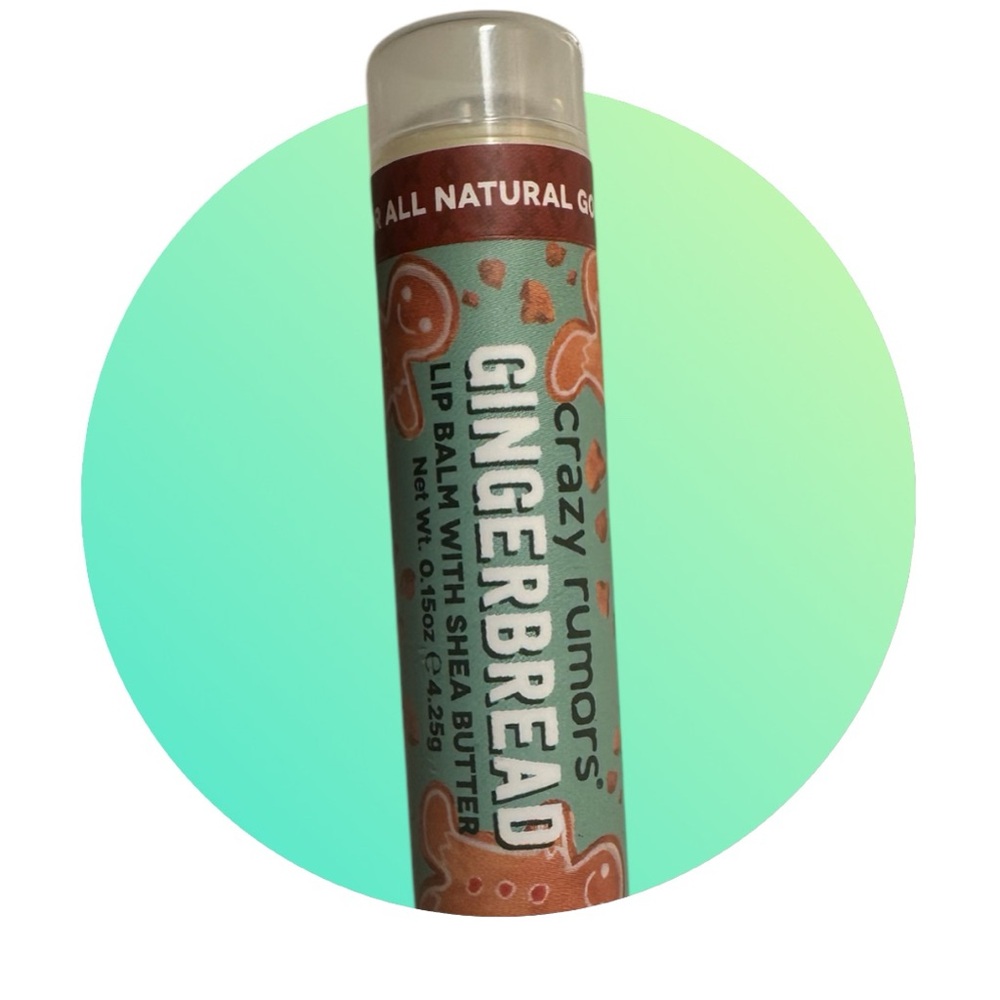 CRAZY RUMORS
GINGERBREAD LIP BALM